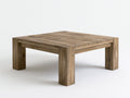 Table de jardin-bois-118x82x46 cm-bois naturel-brun clair-style minimaliste