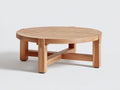 Table de jardin-bois-112x112x48 cm-bois naturel-brun clair-style moderne